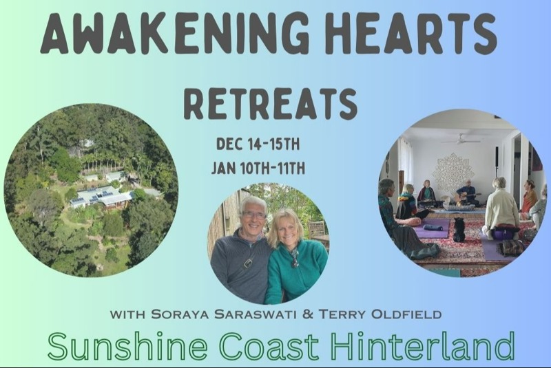 Qld Hinterland. Awakening Hearts Retreats   The Awakening Hearts weekend retreats are dedicated to those truly wanting to overcome the monkey mind and awaken to a new way of living as peaceful presence.  